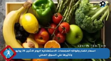 أسعار خضار وفواكه المجمعات الاستهلاكية اليوم الاثنين 28 يوليو وتأثيرها على السوق المحلي